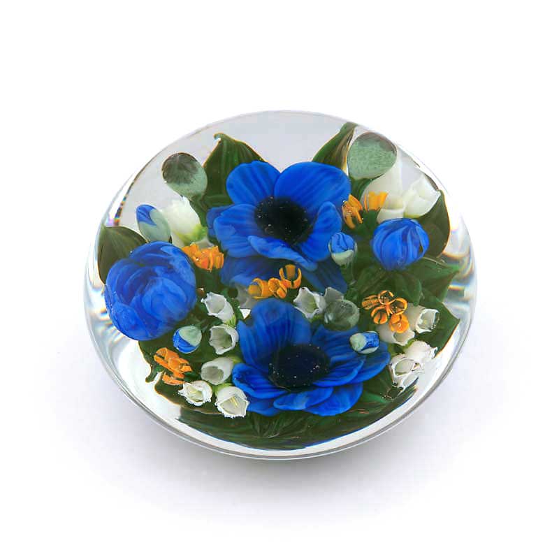 Blaue Anemonen von Rick Ayotte