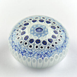 Millefiori weissblau von Jim Brown