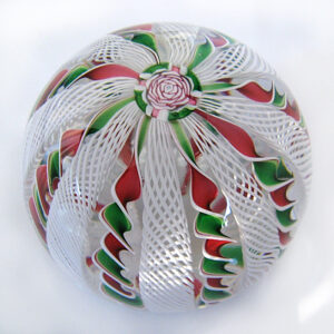 Crown Weight gruen rot weiss von Cod-Glass-Works Cape