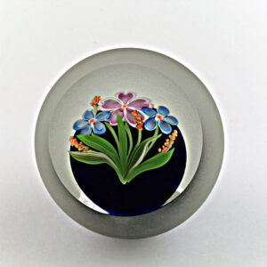 Buntes Blumenbukett von Art-Glass Correia
