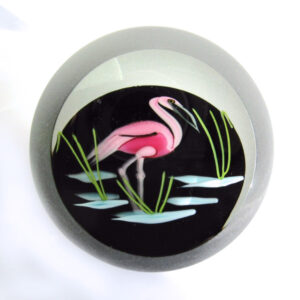 Rosa Flamingo von Art-Glass Correia