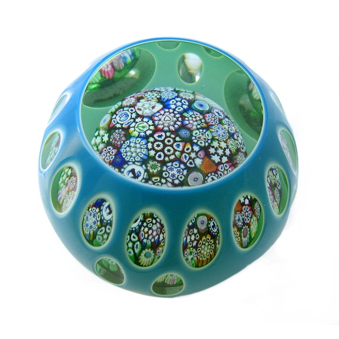 Close Millefiori dreifaches Overlay von John Deacons