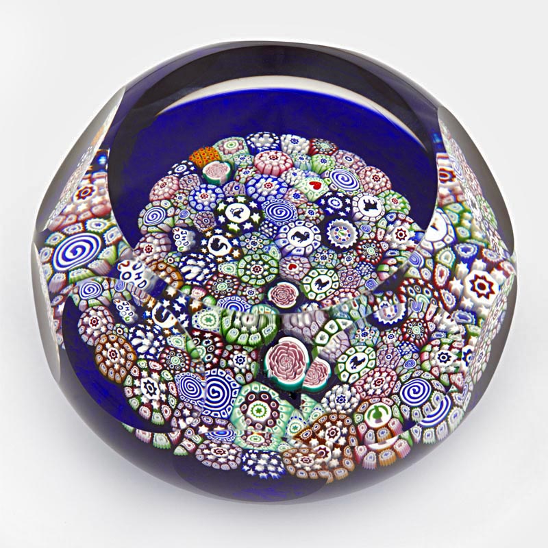 Close Millefiori mit Fensterschliff von John Deacons
