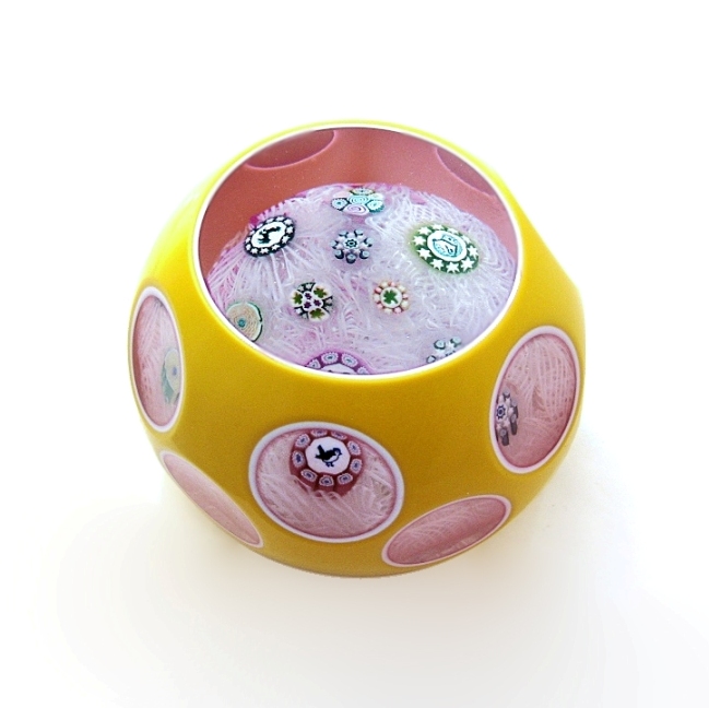 Spaced Millefiori dreifaches Overlay von John Deacons