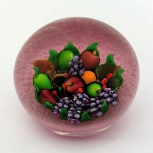 Selkirk Glass Fruit Basket von Peter Holmes