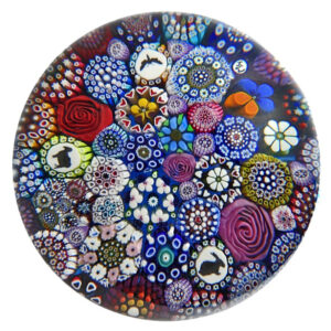 Twists Glass Buntes Millefiori Silhouetten Canes I von Mike Hunter