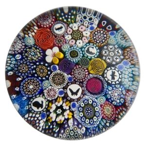 Twists Glass Buntes Millefiori Silhouetten Canes von Mike Hunter