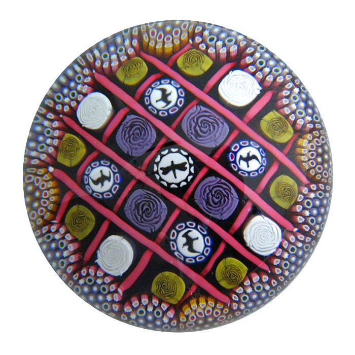 Twists Glass Chequer Millefiori von Mike Hunter