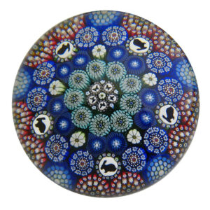Twists Glass Concentric Millefiori Haeschen von Mike Hunter