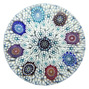 Twists Glass Konzentrisches Millefiori von Mike Hunter