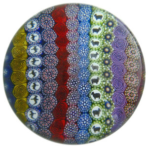 Twists Glass Magnum Patterend Millefiori von Mike Hunter