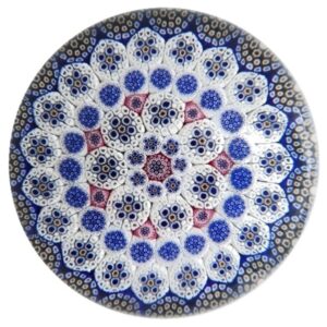 Twists Glass Millefiori Rosette von Mike Hunter