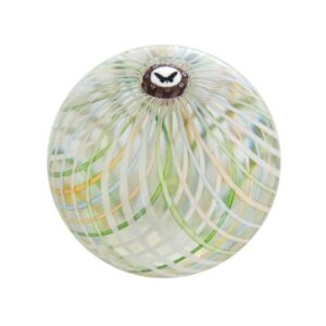 Twists Glass Miniatur Latticinio Swirl Schmetterling von Mike Hunter