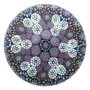 Twists Glass Patterned Millefiori von Mike Hunter