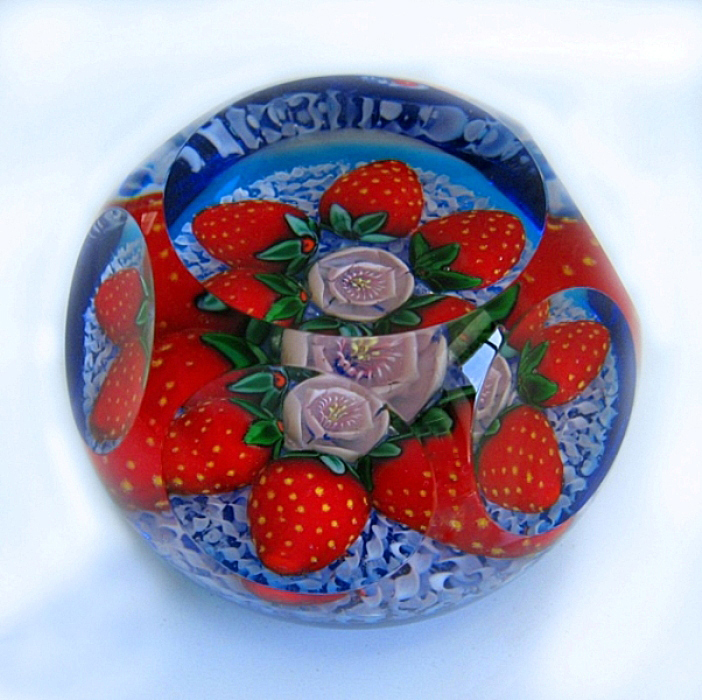 Erdbeeren Fensterschliff von James Kontes