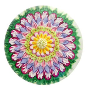Mandala lila von Richard Loesel