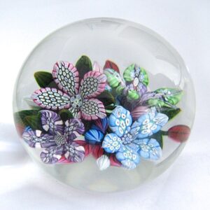 3D Millefiori 4Flower Bouquet von Peter McDougall