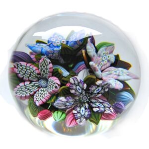 3D Millefiori 4Flower Bouquet von Peter McDougall