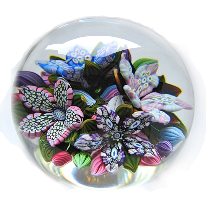 3D Millefiori 4Flower Bouquet von Peter McDougall