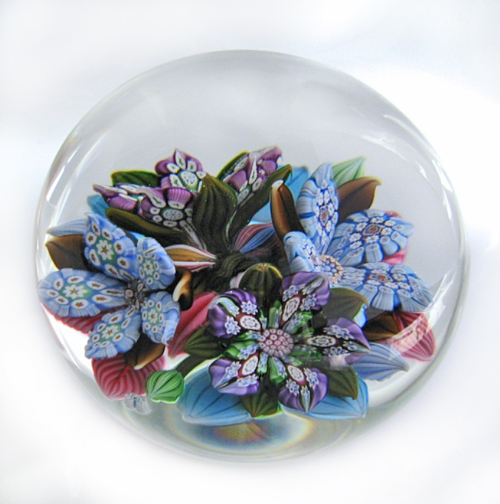 3D Millefiori 4Flower Bouquet von Peter McDougall