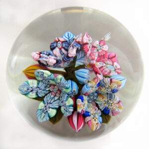 3D Millefiori 4Flower Bouquet von Peter McDougall