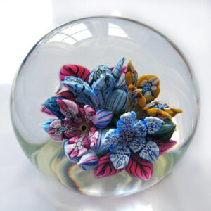 3D Millefiori 4Flower Bouquet von Peter McDougall