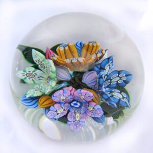 3D Millefiori 4Flower Bouquet von Peter McDougall