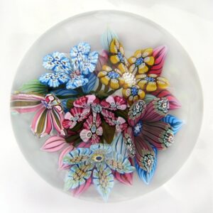 3D Millefiori 6Flower Bouquet von Peter McDougall