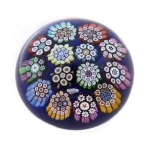 Miniatur Millefiori blau von Peter McDougall