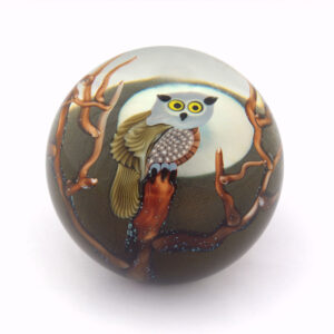 Eule mit Mond von Flume Orient