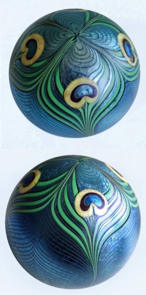 Peacock Feather blau von Flume Orient