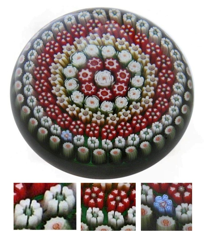Clichy Rosen Concentric Millefiori