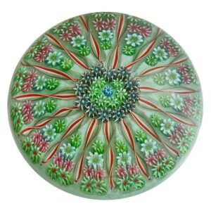 Cartwheel Millefiori hellgruen