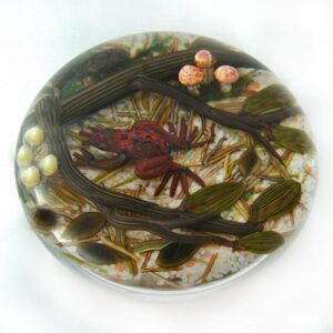 Touchstone Glass Brown Forest Frog von Cathy Richardson