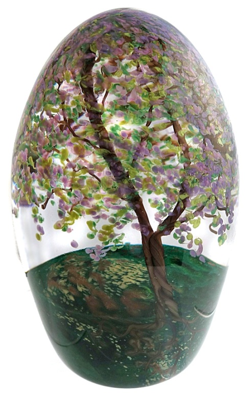 Touchstone Glass Erste Baumbluete im Fruehjahr von Cathy Richardson