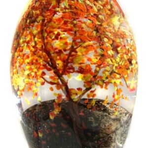 Touchstone Glass Indian Summer goldener Herbst von Cathy Richardson