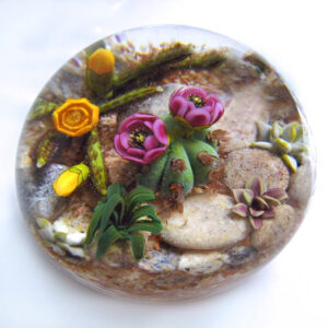 Touchstone Glass Kaktusgarten von Cathy Richardson