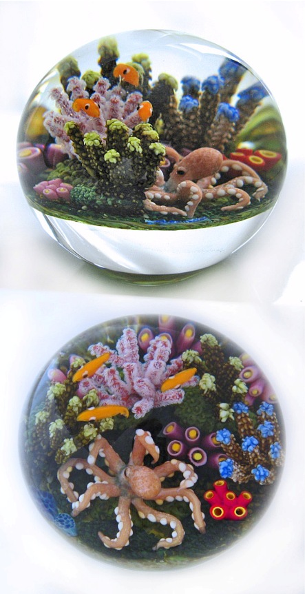 Touchstone Glass Octopus von Cathy Richardson