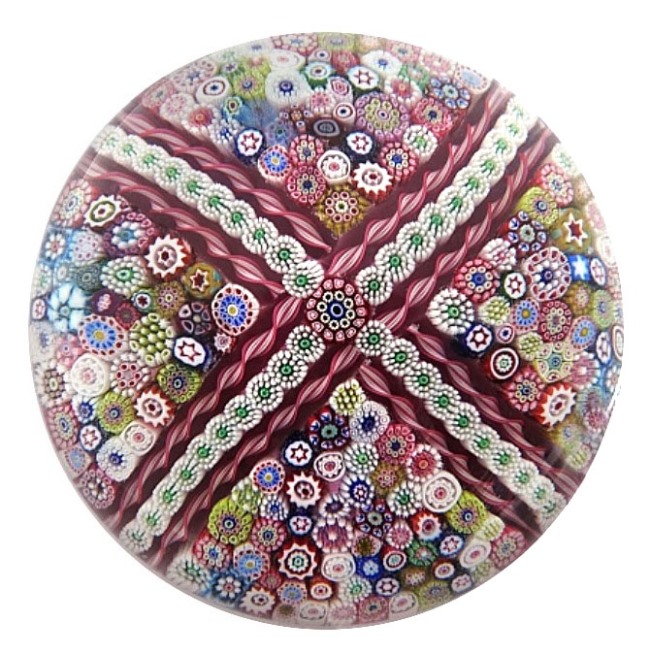 Millefiori Kreuz von Louis Saint