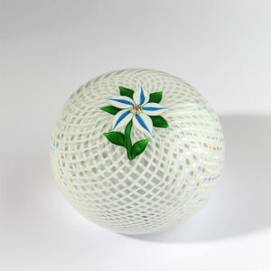 Weiss blaue Blume von Louis Saint