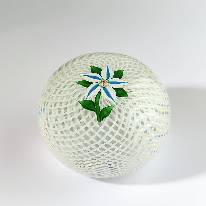 Weiss blaue Blume von Louis Saint