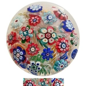 von Concentric-Millefiori-on-Lace Scattered