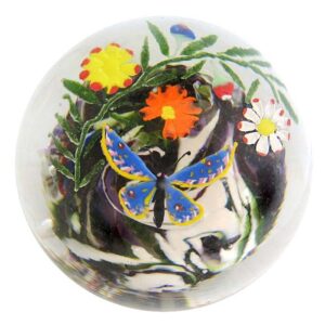von mit-Blumenranke-II Schmetterling