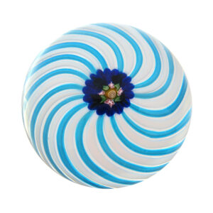 von tuerkisblau-und-weiss Swirl