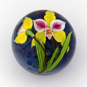 Gelbe Orchidee von Mayauel Ward
