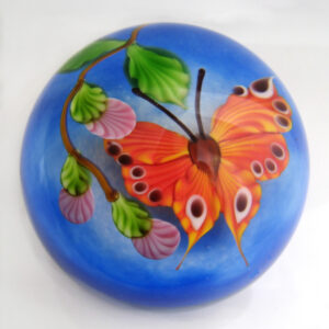 In the Sky orange Schmetterling von Mayauel Ward