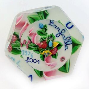 Namens Paperweight mit Fensterschliff von Studios farfalla